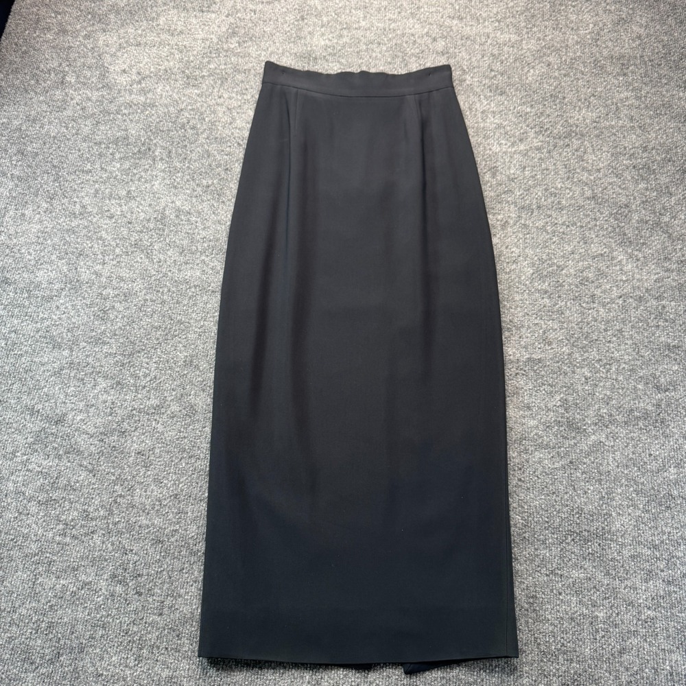 VTG 90s Moschino Couture Black Maxi Skirt Aeffe Sony Picture Studios Wardrobe